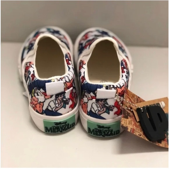 NWT. Ground Up Disney’s The Little Mermaid slip on Canvas shoes size 11 toddler - Picture 3 of 6